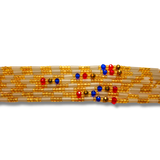 Gold, Red & Blue Glow in the Dark Crystals