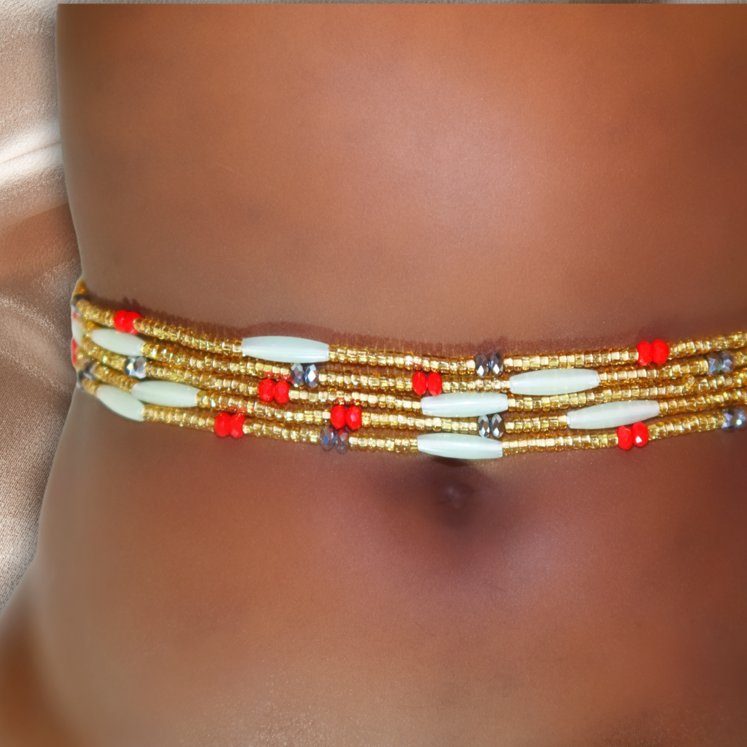 Gold & Red Glow in the Dark Crystals