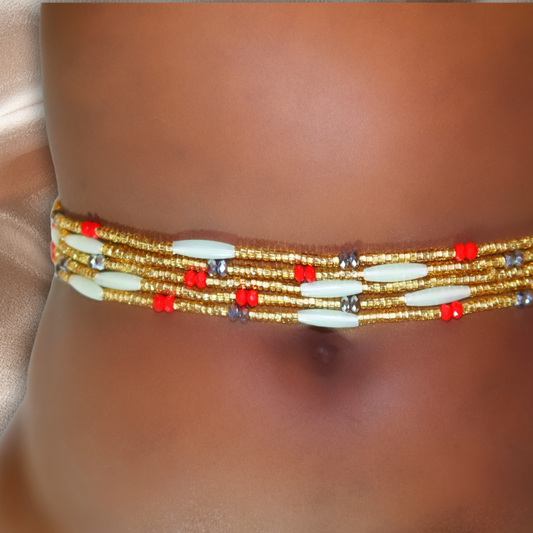 Gold & Red Glow in the Dark Crystals