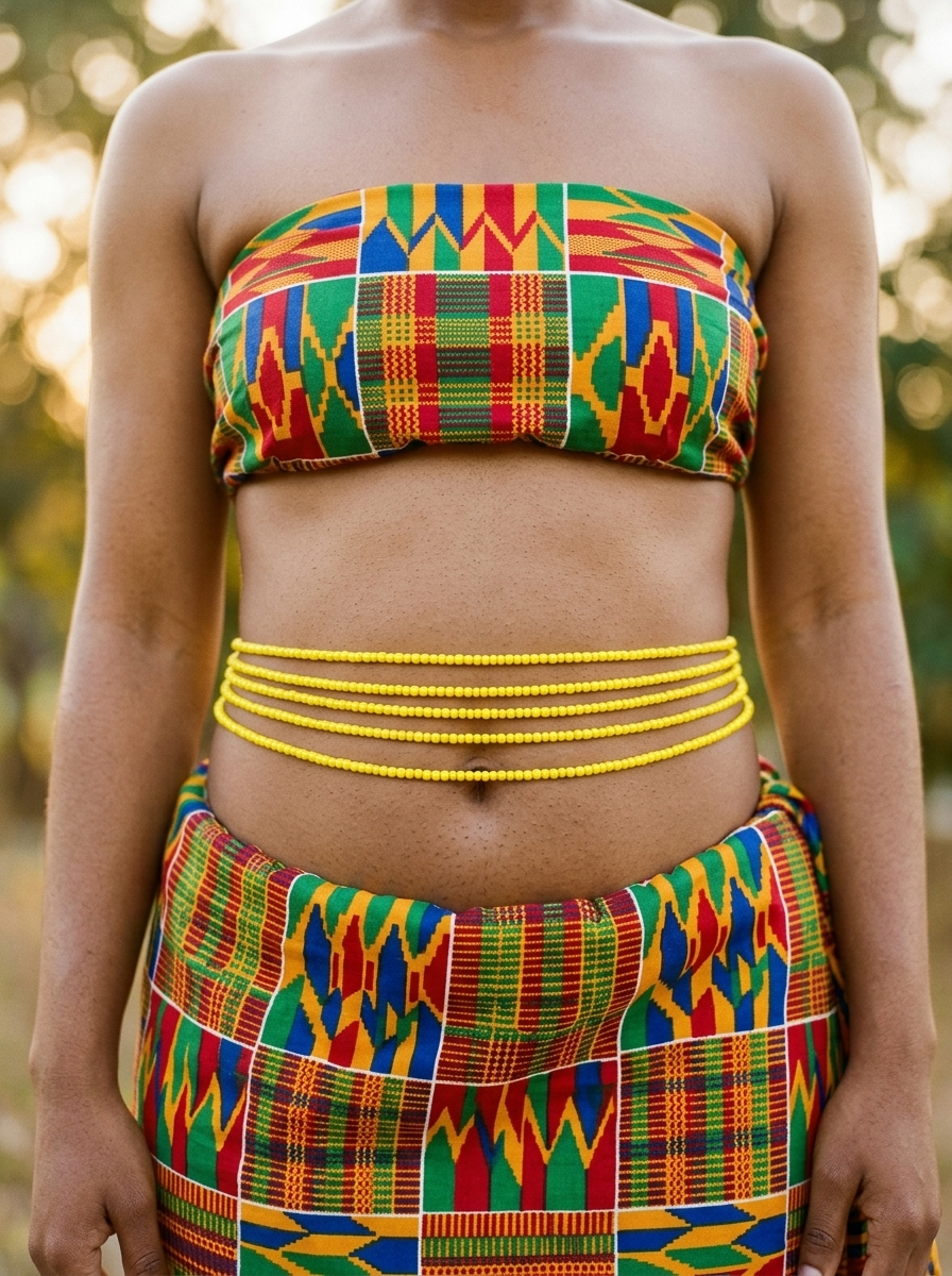 Yellow Waist Beads