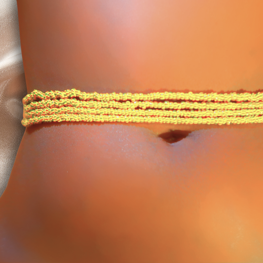 Ghana Girl Traditional Waist Trimming Beads