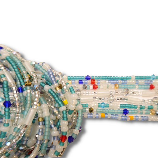 Light Blue Waist Bead Bundle