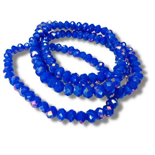 Chrome Blue Crystal Bracelet