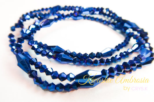 Crystal Anklet - Royal Blue
