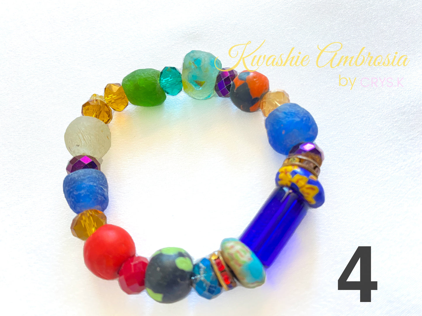 African Stone & Crystal Bracelets