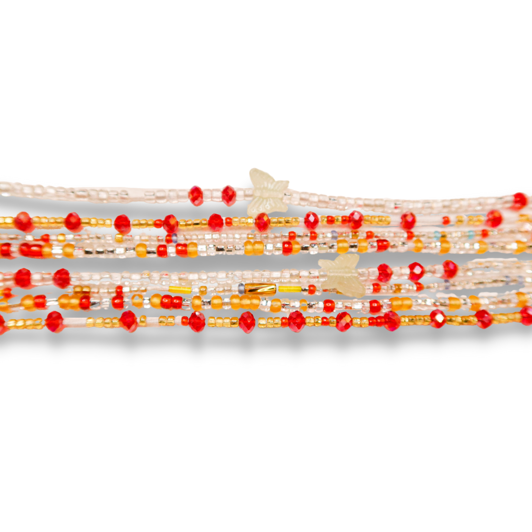 Red Waist Bead Bundle