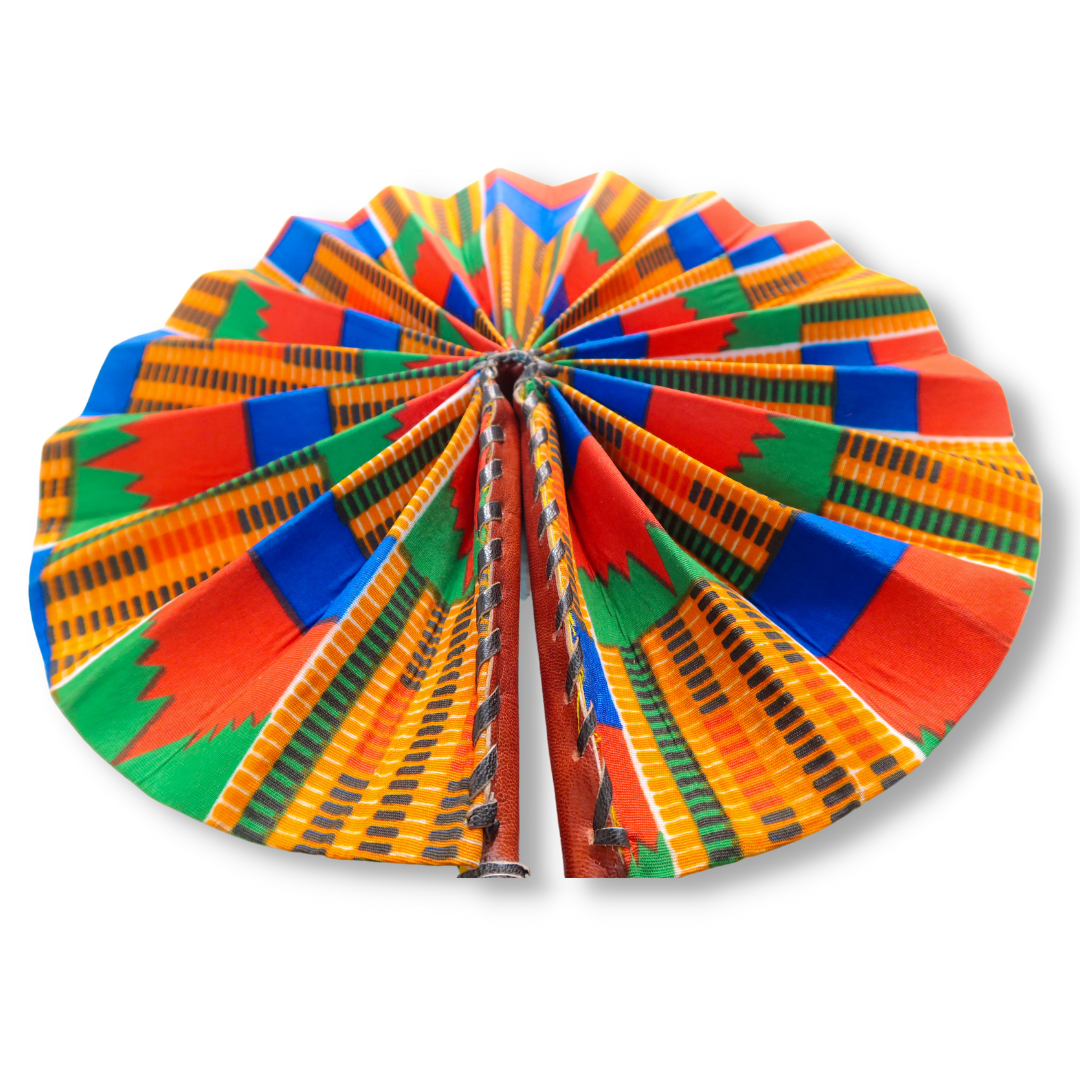 Ghanaian Kente Fan