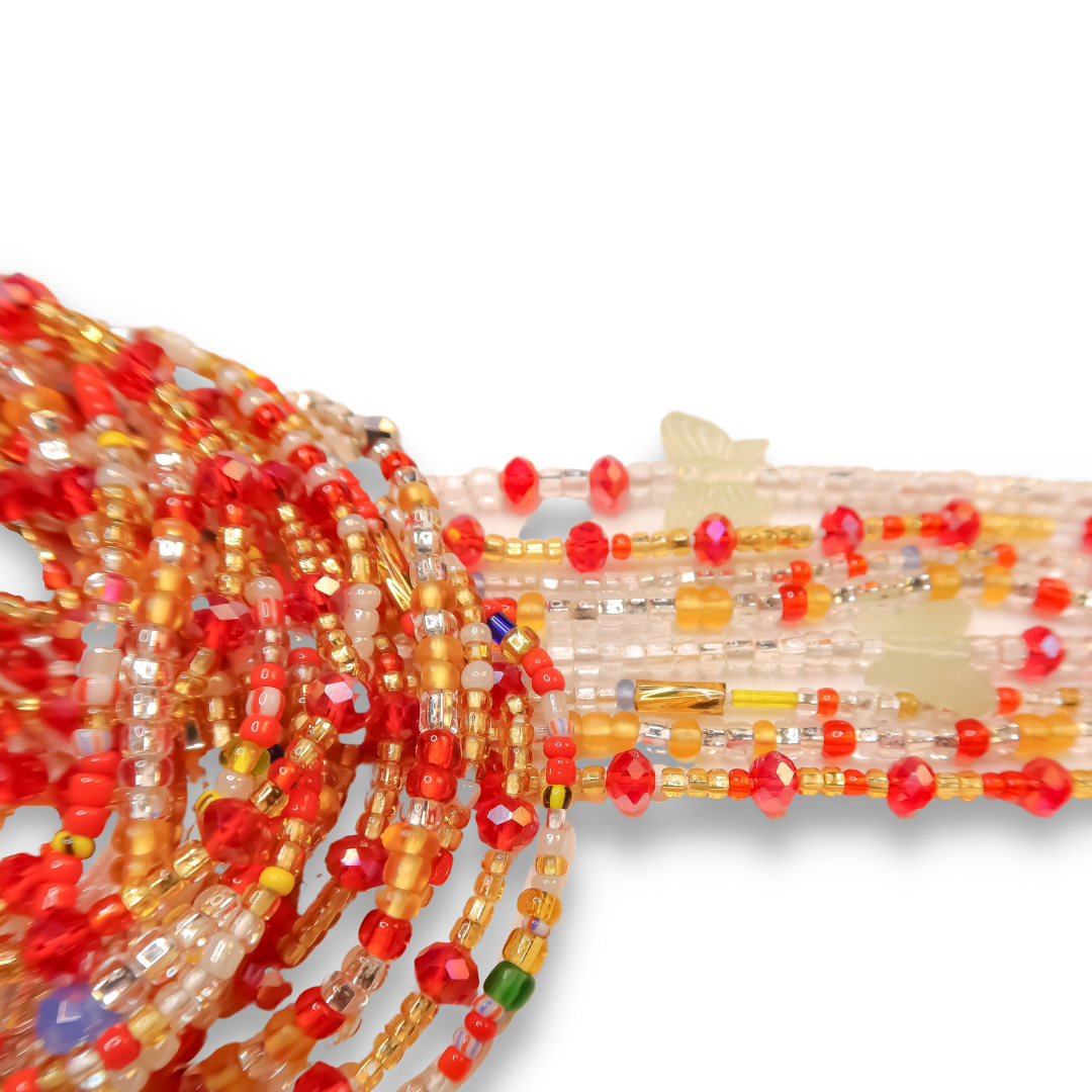 Red Waist Bead Bundle