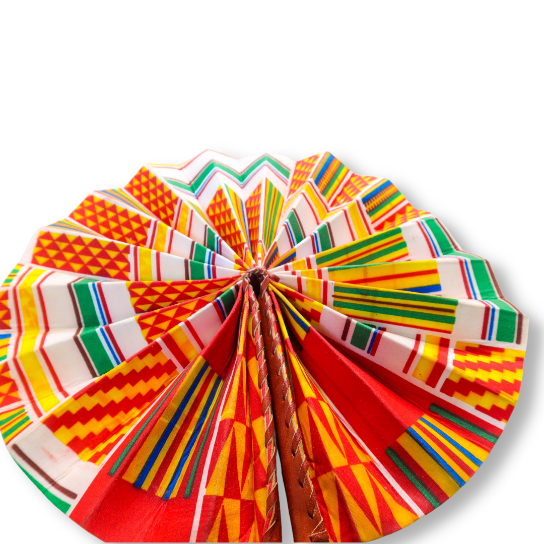 Ghanaian Kente Fan