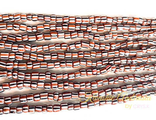 Brown & Black Traditional Waist Trimming Beads