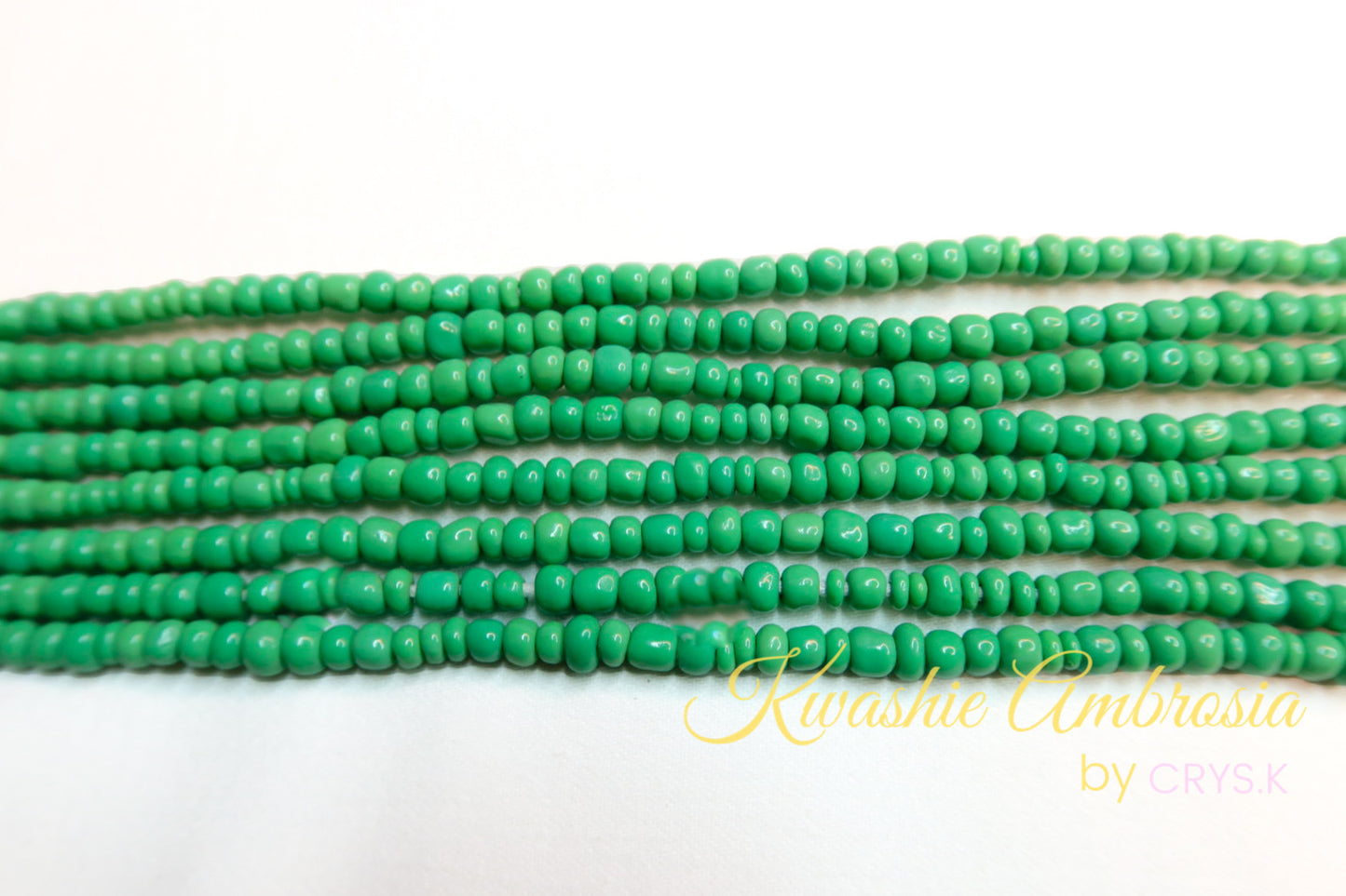 Green Waist Trimming Beads