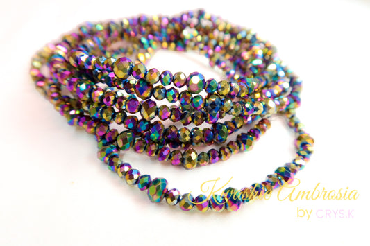 Crystal Anklet - Iridescent